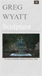 Mobile Screenshot of gregwyattsculpture.com